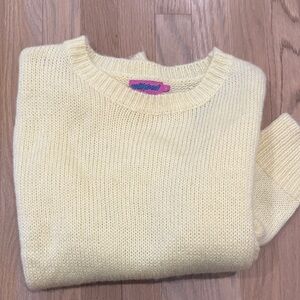 Edikted Cozy Yellow Sweater